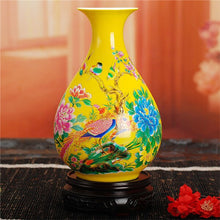 Load image into Gallery viewer, Modern Jingdezhen Ceramic Yellow Vase