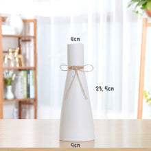 Load image into Gallery viewer, Classic White Desktop Ceramic Vase