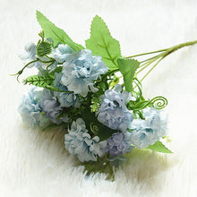 Load image into Gallery viewer, 9 Heads Hydrangea Artificial Flowers