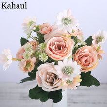 Load image into Gallery viewer, fake silk roses artificial flowers