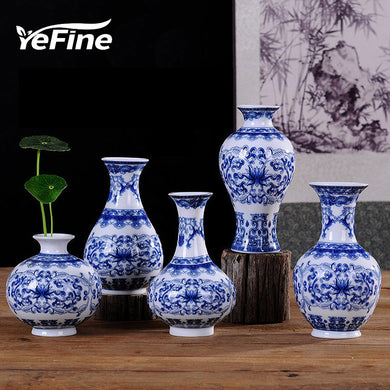 YEFINE Vintage Home Decor Ceramic Flower Vases