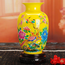 Load image into Gallery viewer, Modern Jingdezhen Ceramic Yellow Vase