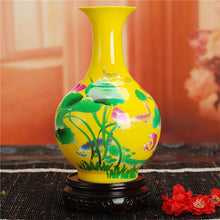 Load image into Gallery viewer, Modern Jingdezhen Ceramic Yellow Vase