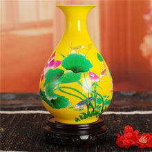 Load image into Gallery viewer, Modern Jingdezhen Ceramic Yellow Vase