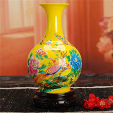 Load image into Gallery viewer, Modern Jingdezhen Ceramic Yellow Vase