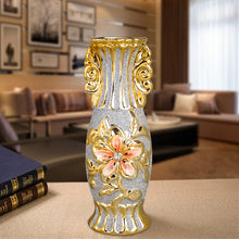 Load image into Gallery viewer, Europe Gold Plated Frost Porcelain Vase