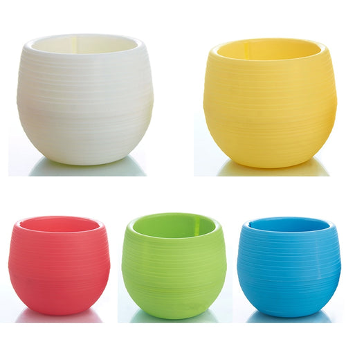 Mini Flowerpot Garden Unbreakable Plastic Nursery Pots
