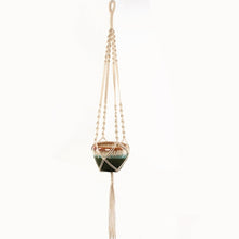 Load image into Gallery viewer, Macrame plant hanger flower