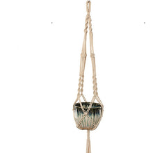 Load image into Gallery viewer, Macrame plant hanger flower