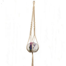 Load image into Gallery viewer, Macrame plant hanger flower