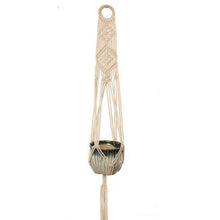 Load image into Gallery viewer, Macrame plant hanger flower