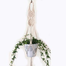 Load image into Gallery viewer, Macrame plant hanger flower