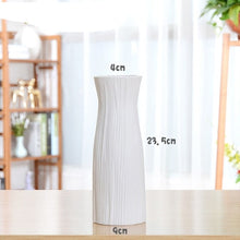 Load image into Gallery viewer, Classic White Desktop Ceramic Vase