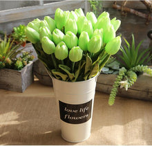 Load image into Gallery viewer, NieNie 31Pcs/Lot Tulips Artificial Flowers PU Fake Flowers Real touch flowers for Wedding Decoration Home Party Decoration