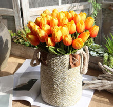 Load image into Gallery viewer, NieNie 31Pcs/Lot Tulips Artificial Flowers PU Fake Flowers Real touch flowers for Wedding Decoration Home Party Decoration