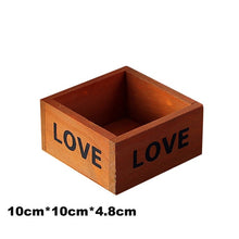 Load image into Gallery viewer, Planter Wooden Boxes Crates Rectangle Table Flower Pot