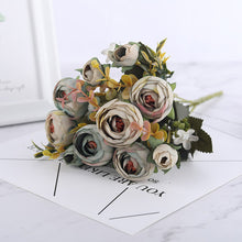 Load image into Gallery viewer, Silk DIY Daisy Camellia Artificial Flowers