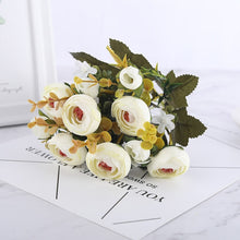 Load image into Gallery viewer, Silk DIY Daisy Camellia Artificial Flowers