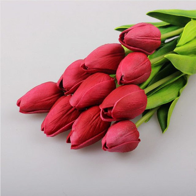 31pcs/lot PU Fake Artificial Flower