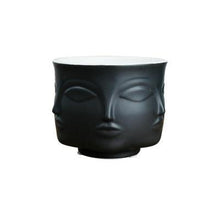 Load image into Gallery viewer, Ceramic Face Multi-sided Flower Pot Vase