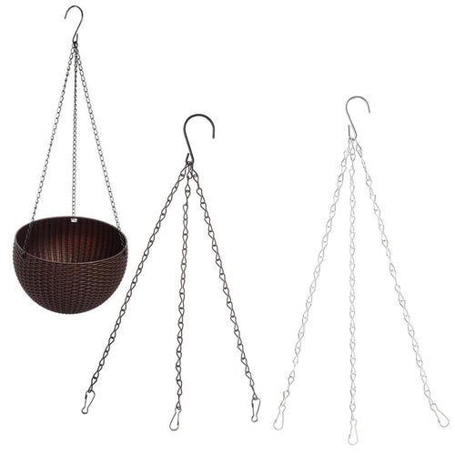 Garden Basket Iron Hanging Chains Pots