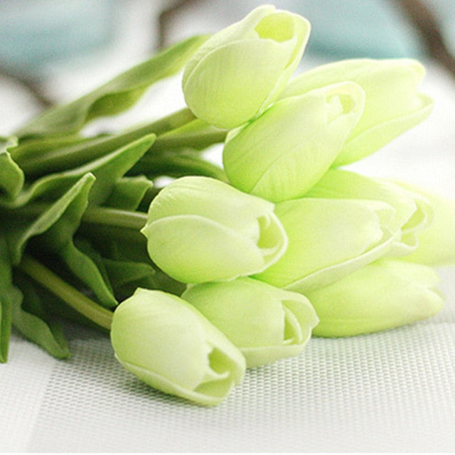 1PC PU Tulips Artificial Flowers
