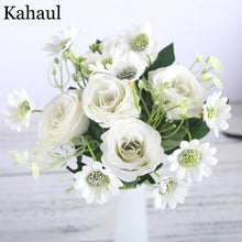 Load image into Gallery viewer, fake silk roses artificial flowers