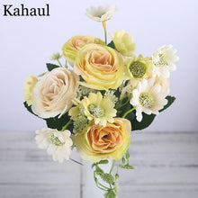 Load image into Gallery viewer, fake silk roses artificial flowers